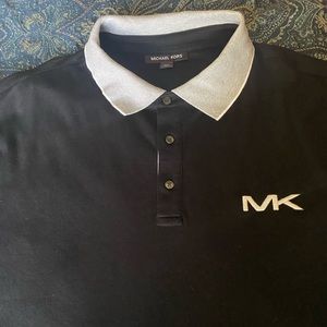 Mens Michael Kors polo shirt. Black Sz.3xl